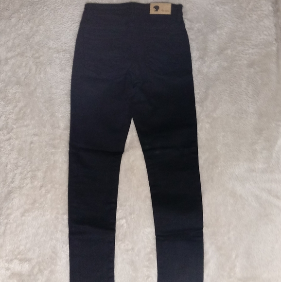 New Black ankle Jeans, ripped at knees - Picture 3 of 8